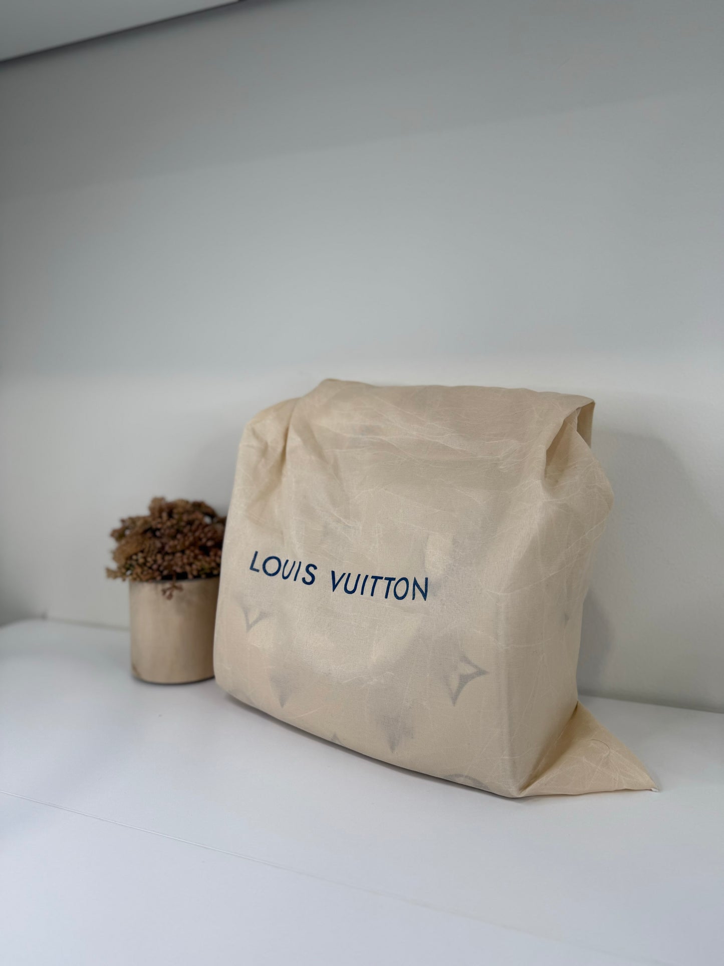 Contemporary White and Brown Leather Tote with Structured Design