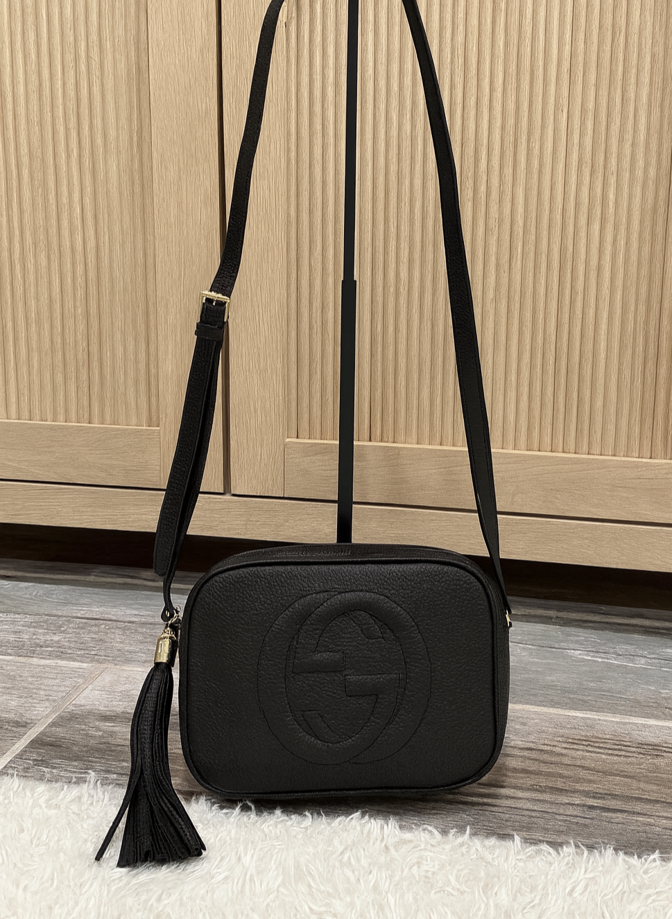 Gorgeous "GG" Tassel Accented Shoulder Bag