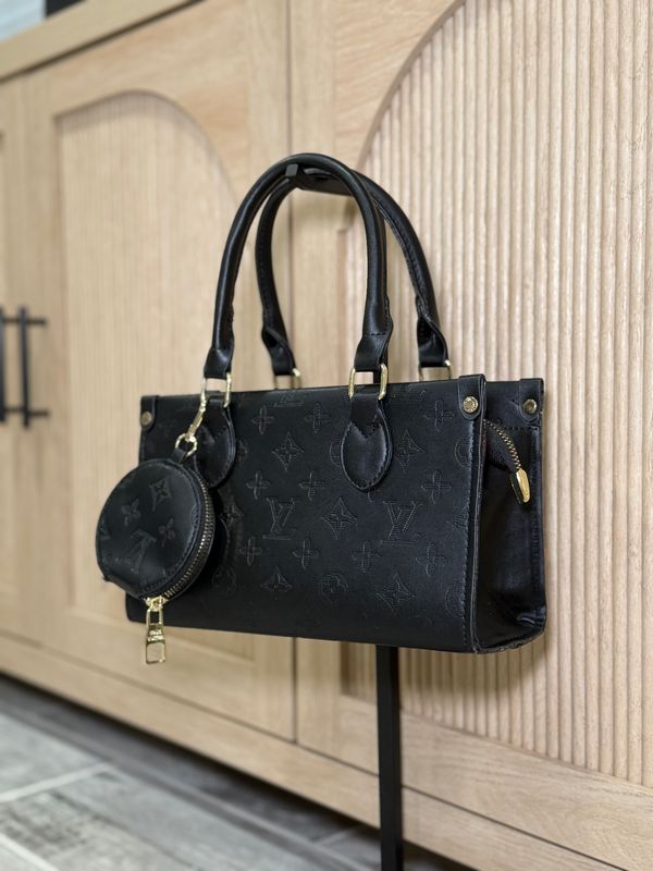 Chic Tote Bag with Coin Pouch and Woven Strap