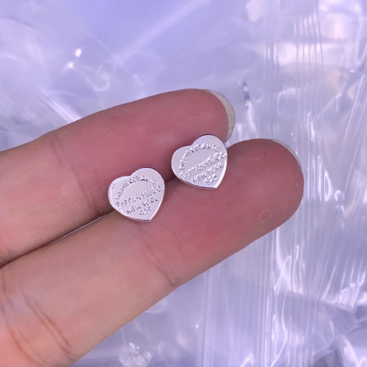 Classic Return to Heart Stud Earrings