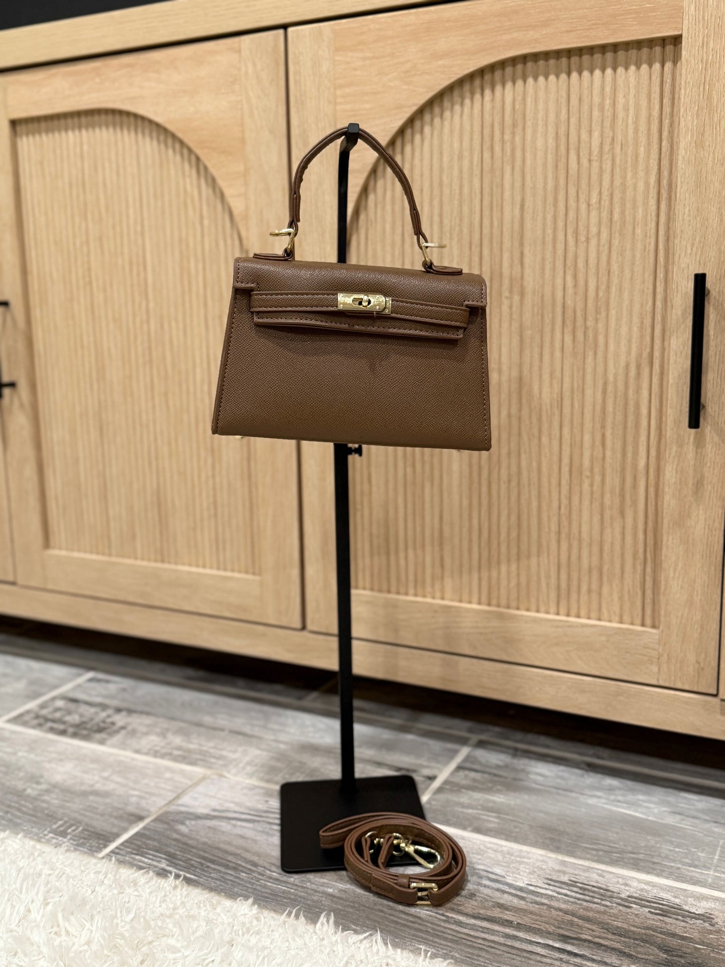 Classic Structured Leather Handbag