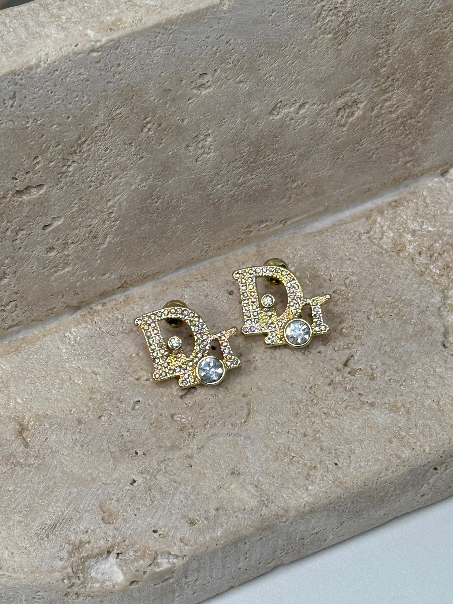 Luxurious Diamond Encrusted 5/8" Width Earrings