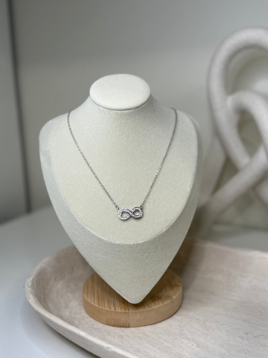 Endless Bond Forever And Always Infinity 10" Necklace