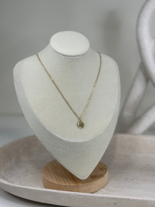 Refined Charm  9"3/4" Length Necklace with Detail