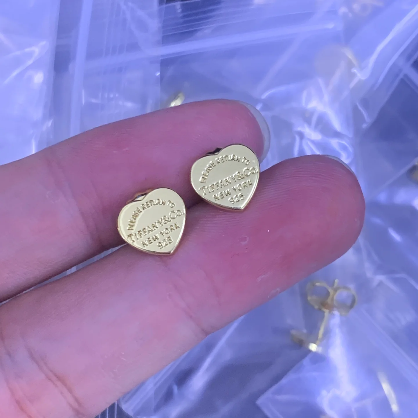 Classic Return to Heart Stud Earrings
