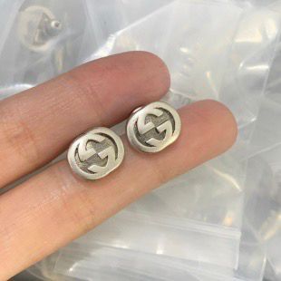 Distressed Vintage Style Stud Earrings