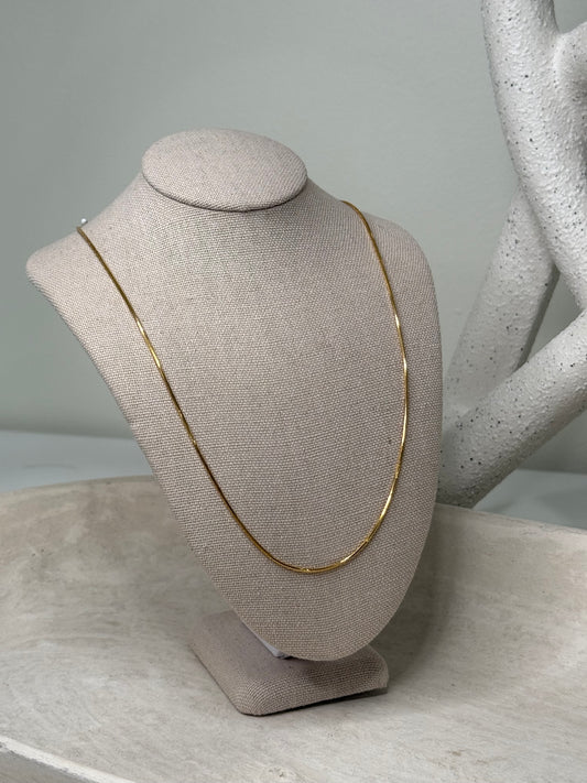 Graceful Craft Snake Chain 9"1/2" Necklace in Polished