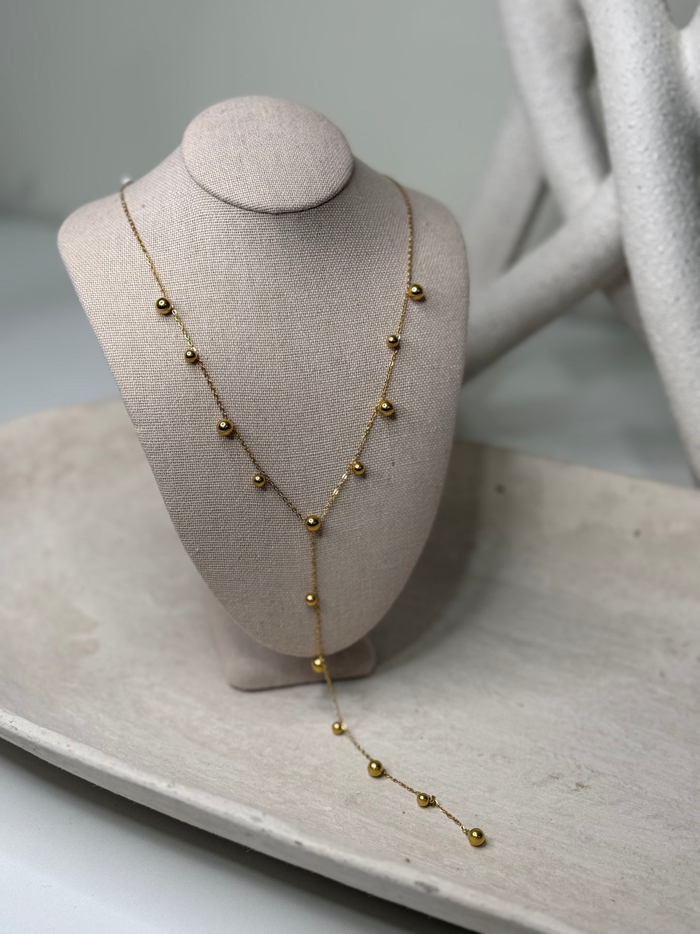 Bold and Stylish Saturn Chain 15"1/2" Necklace for a Distinct Look