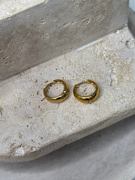 Minimalist Tiny Hoop 5/8" Width Earrings