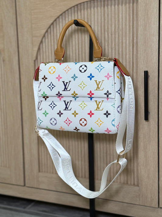 Cute and Colorful Handbag with Shoulder Strap