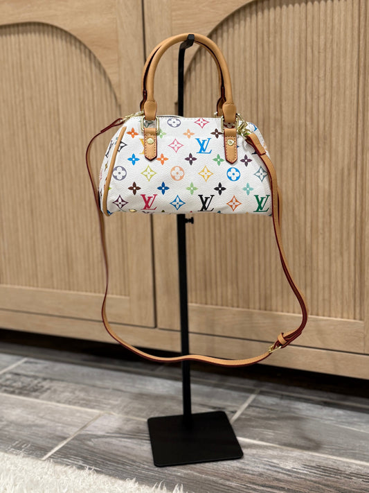Cute and Colorful Logo Shoulder Bag
