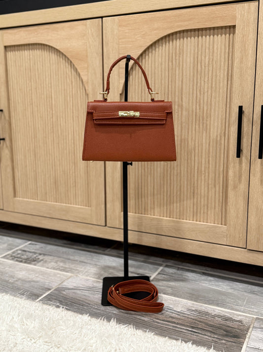 Classic Structured Leather Handbag