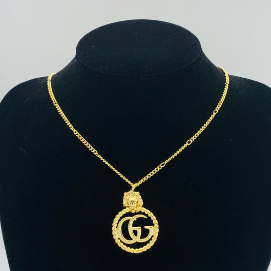 Luxurious Gold Medallion Chain