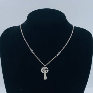 Dazzling Key Pendant Necklace