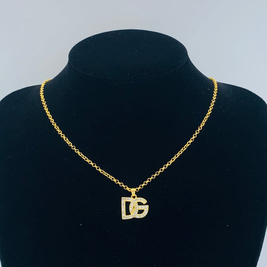 Chic & Shiny Two Letter Monogram Necklace