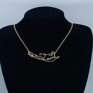 Custom Wire Wrapped Name Necklace