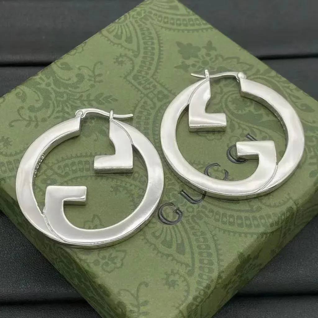 Chic Oversized Interwoven Design Hoop Earrings