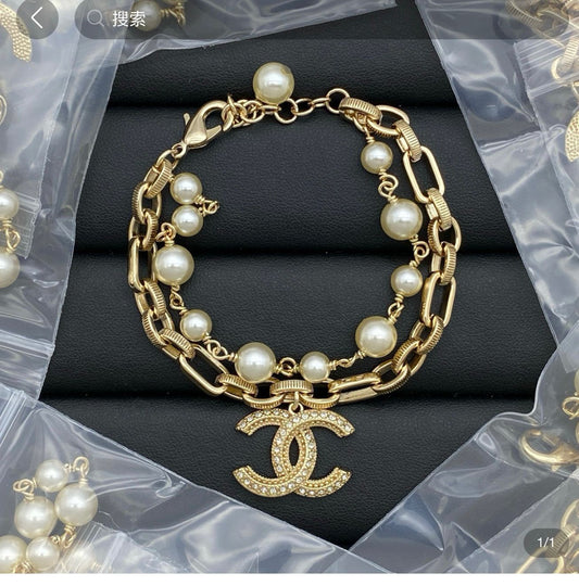 Glamorous Multi-Strand Bracelet