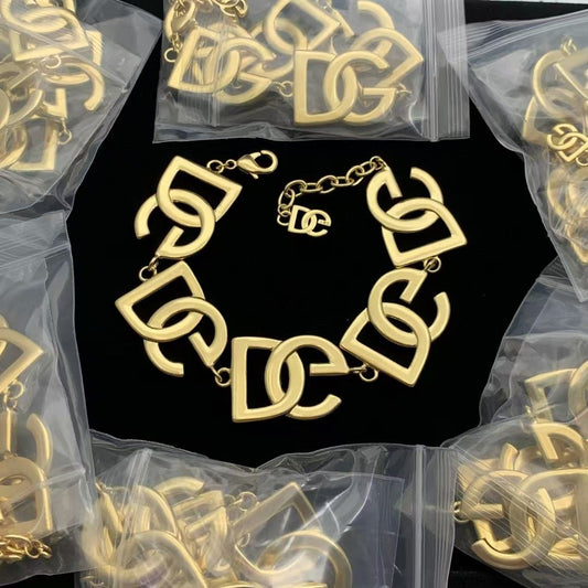 Glamorous Monogram Chain Bracelet